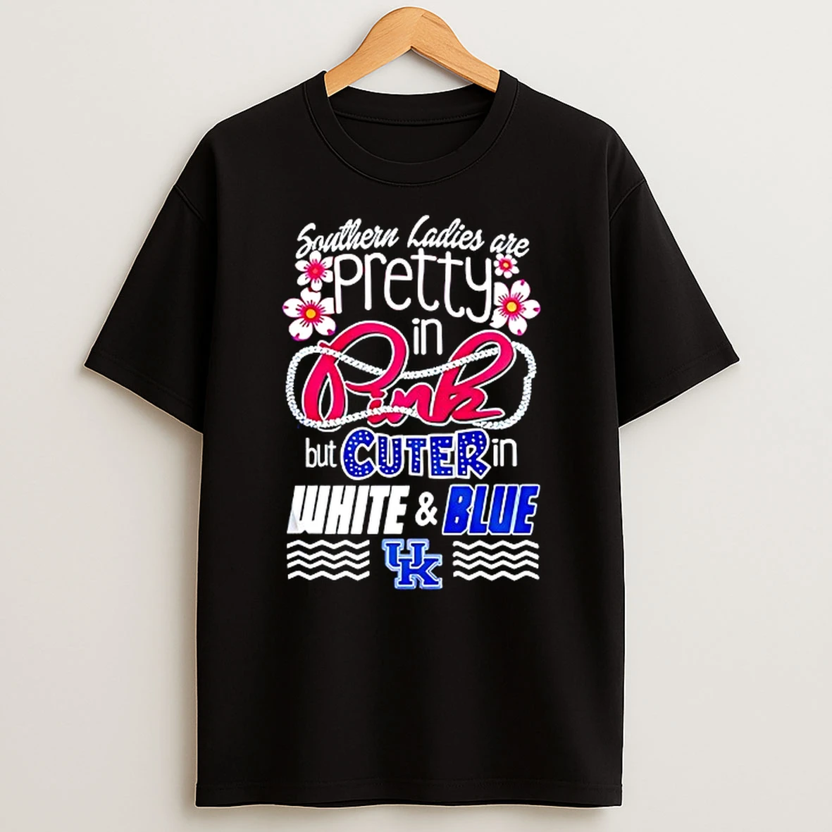 Kentucky Wildcats 2026 Ncaa Team Southern Are Pretty In Pink But Cuter In White And Blue T Shirt