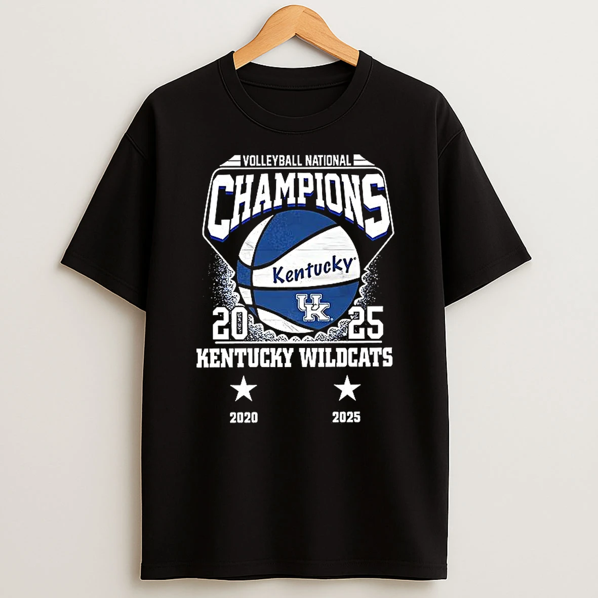 Kentucky Wildcats Volleyball National Champions 2025 Logo T Shirt