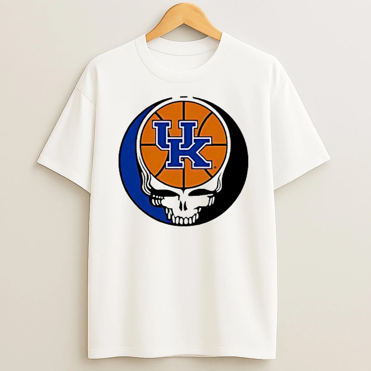 Kentucky Wildcats Basketball Grateful Deads Steal Your Face T Shirt