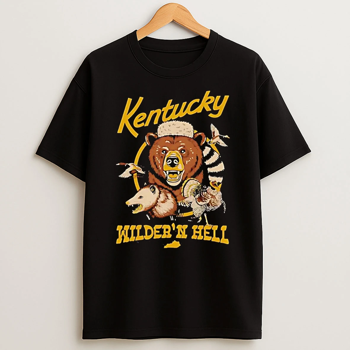 Kentucky Animal Wildern Hell T Shirt