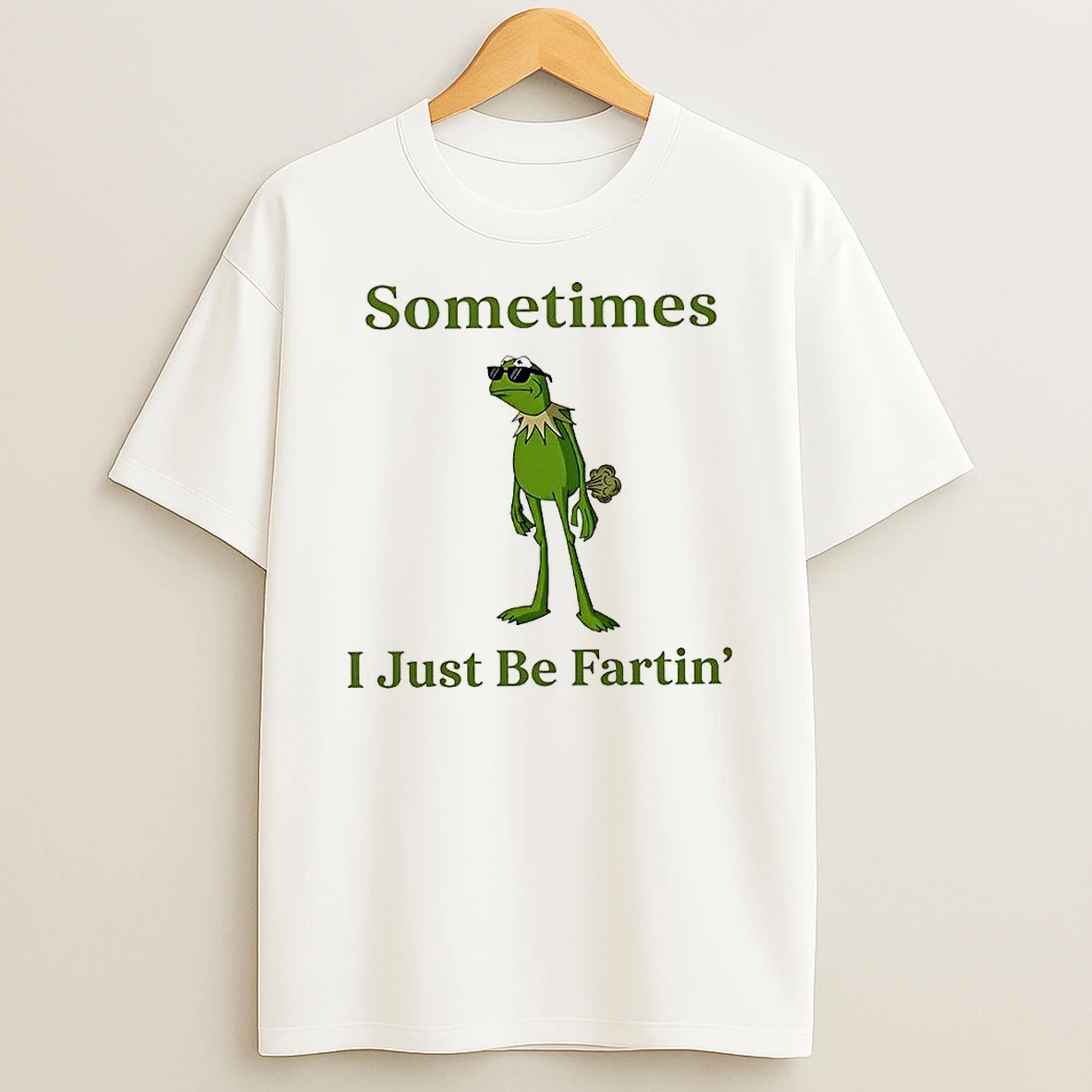 Kermit The Frog Sometimes I Just Be Farting Meme T Shirt