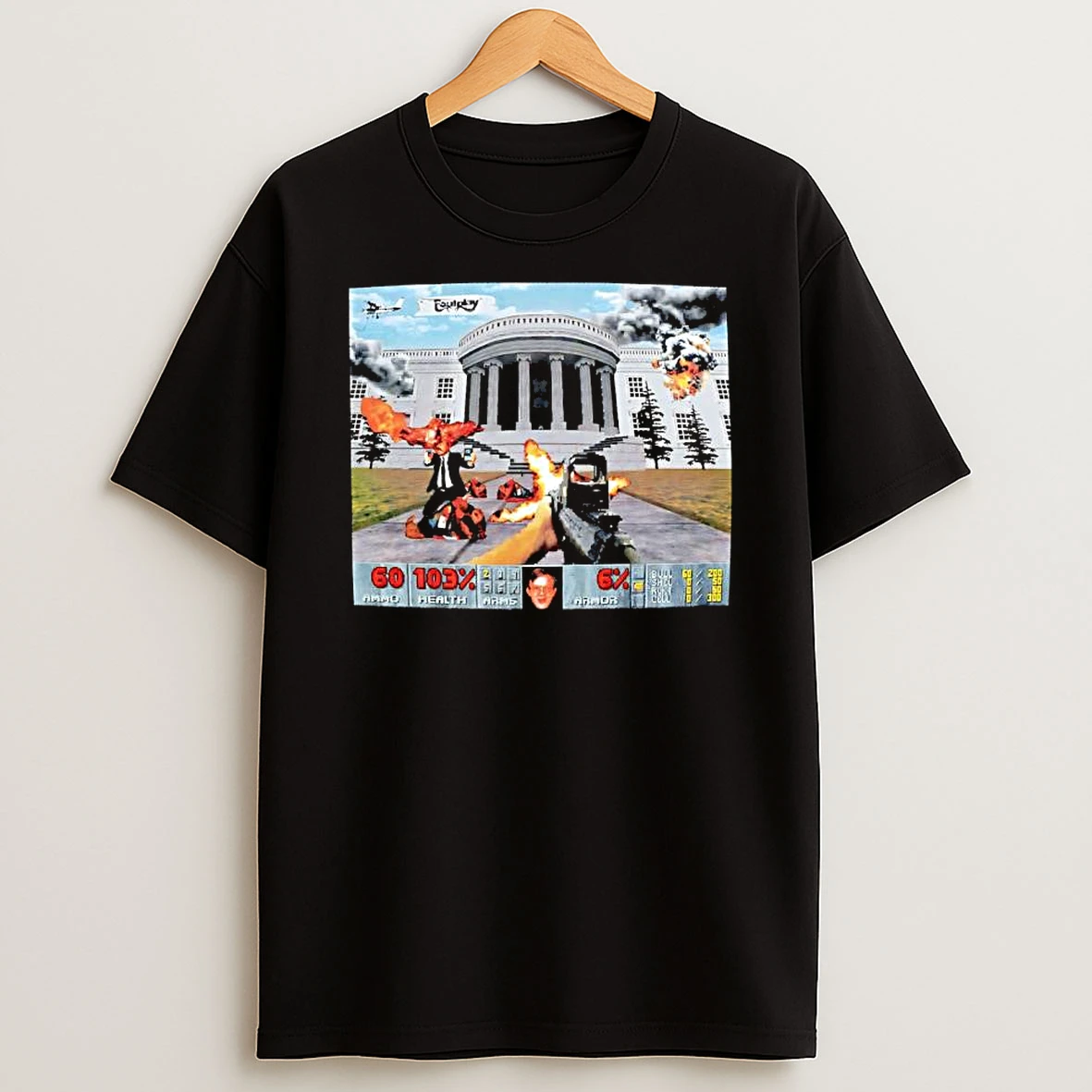 Kill Em All White House Graphic T Shirt