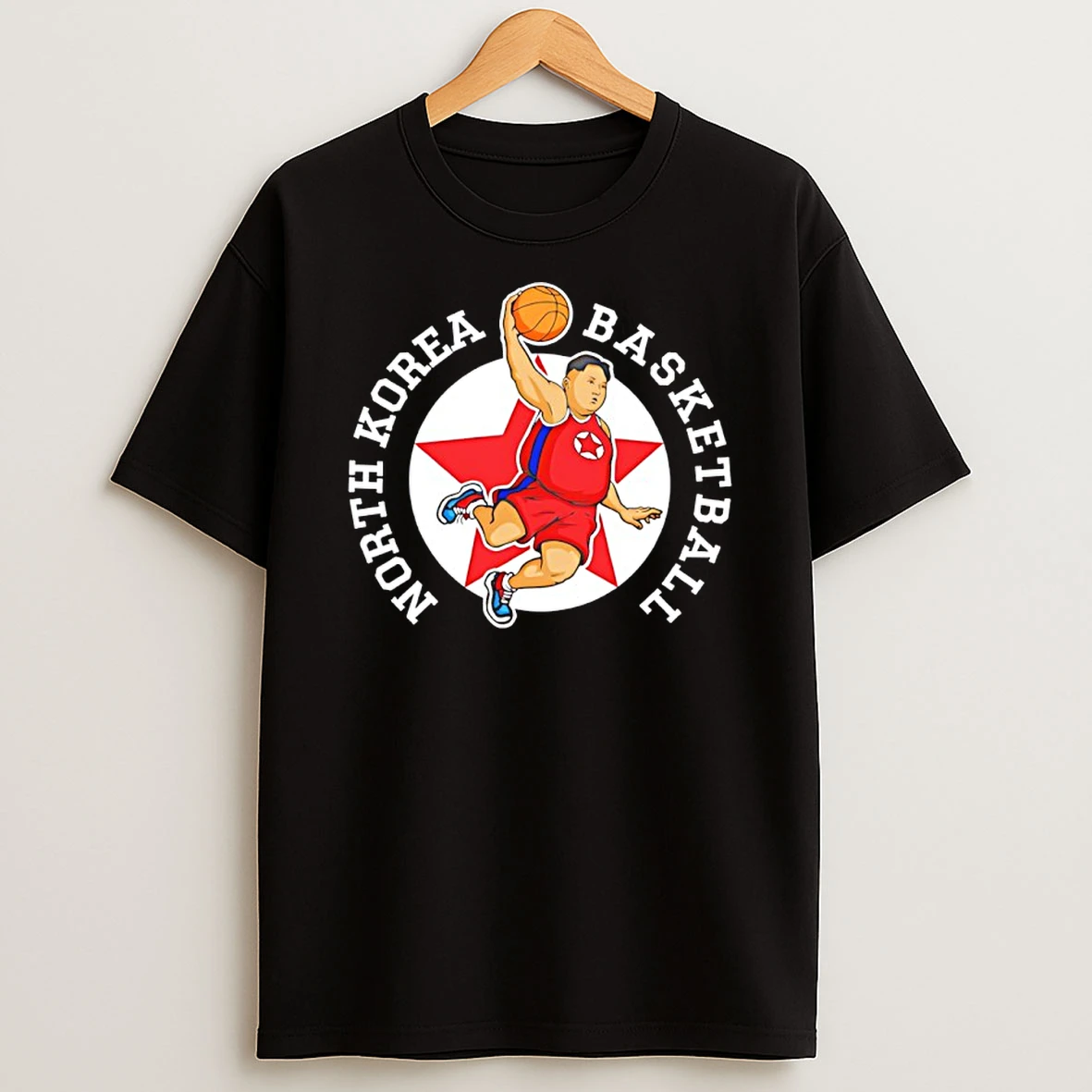 Kim Jong Un North Korean Basketball T Shirt