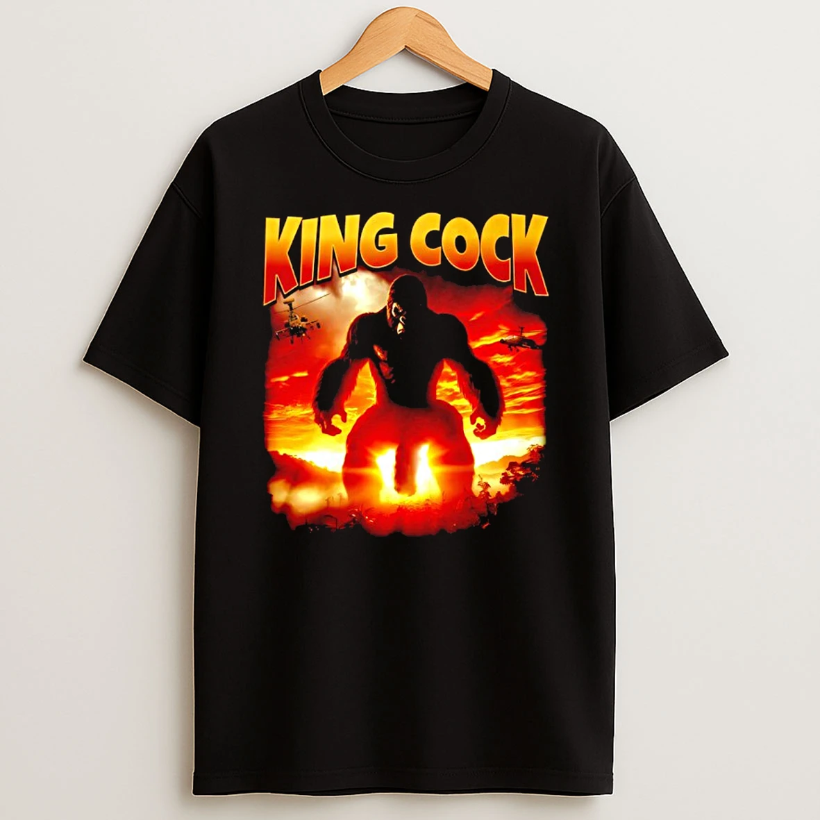 King Cock Godzilla Monsters T Shirt