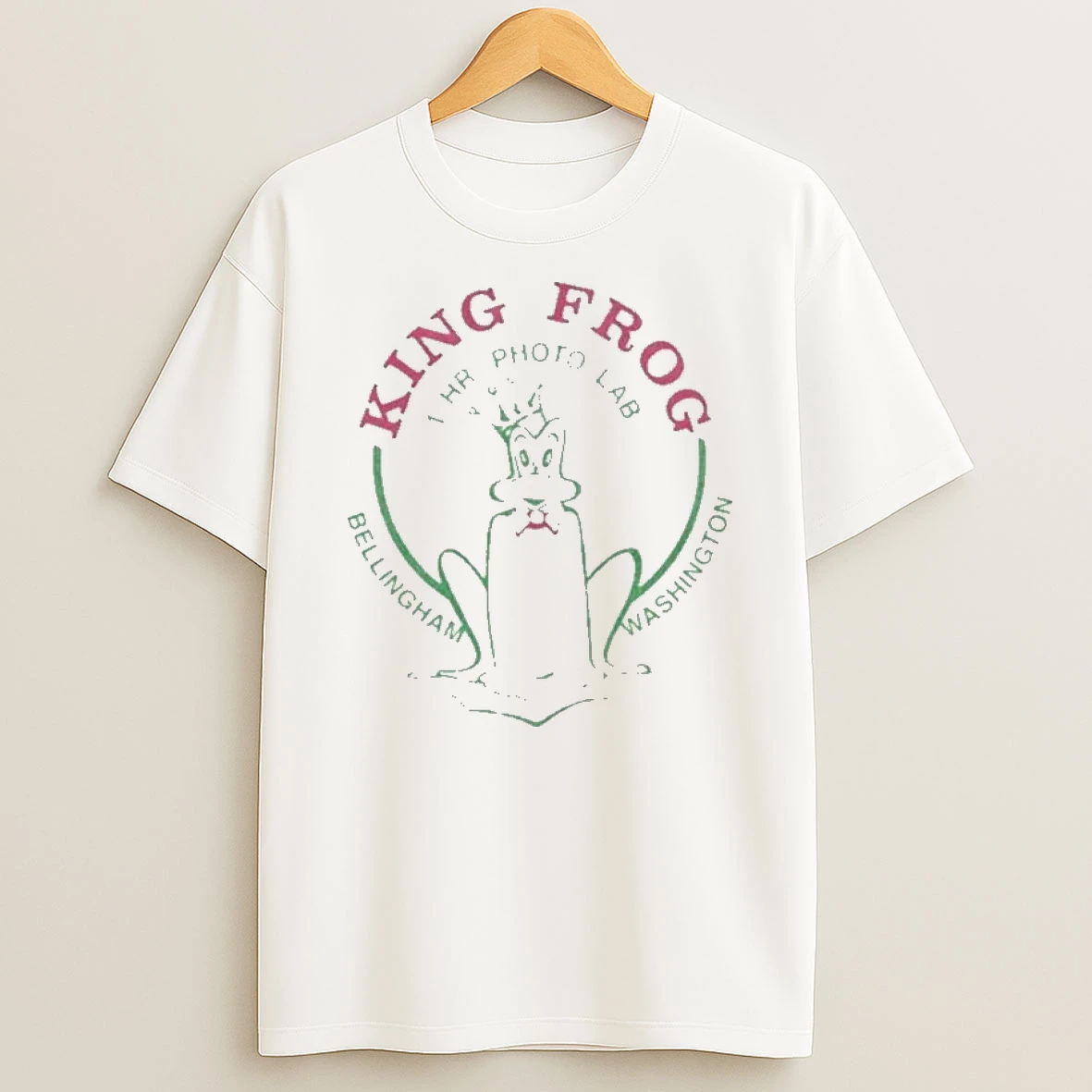 King Frog 1 Hour Photo Lab Bellingham T Shirt