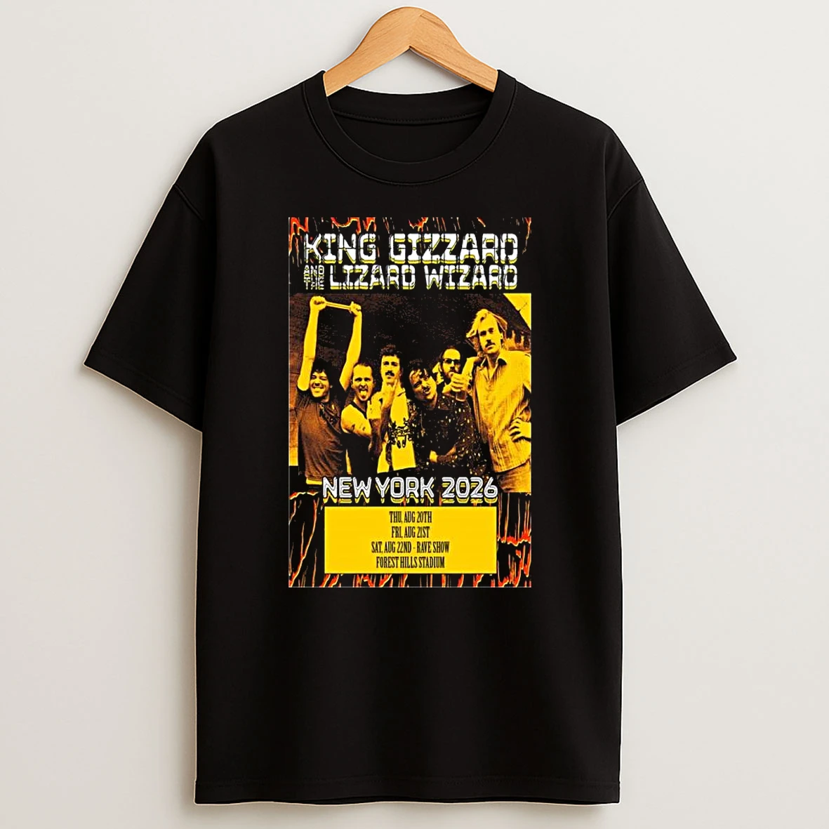 King Gizzard The Lizard Wizard New York 2026 Tour T Shirt