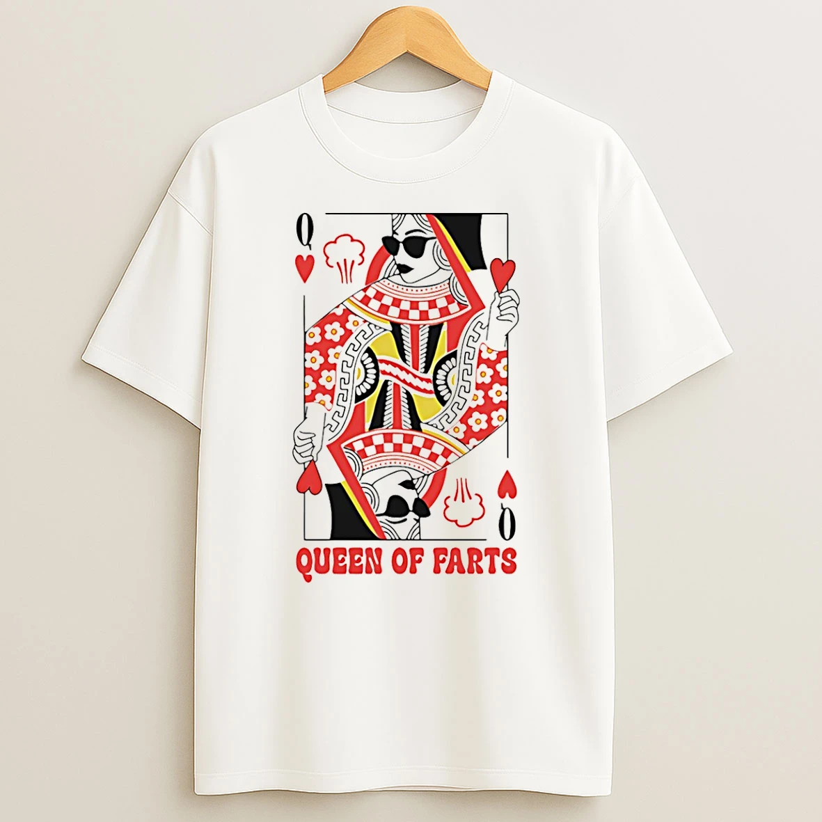 King And Queen Of Farts Cards T Shirt