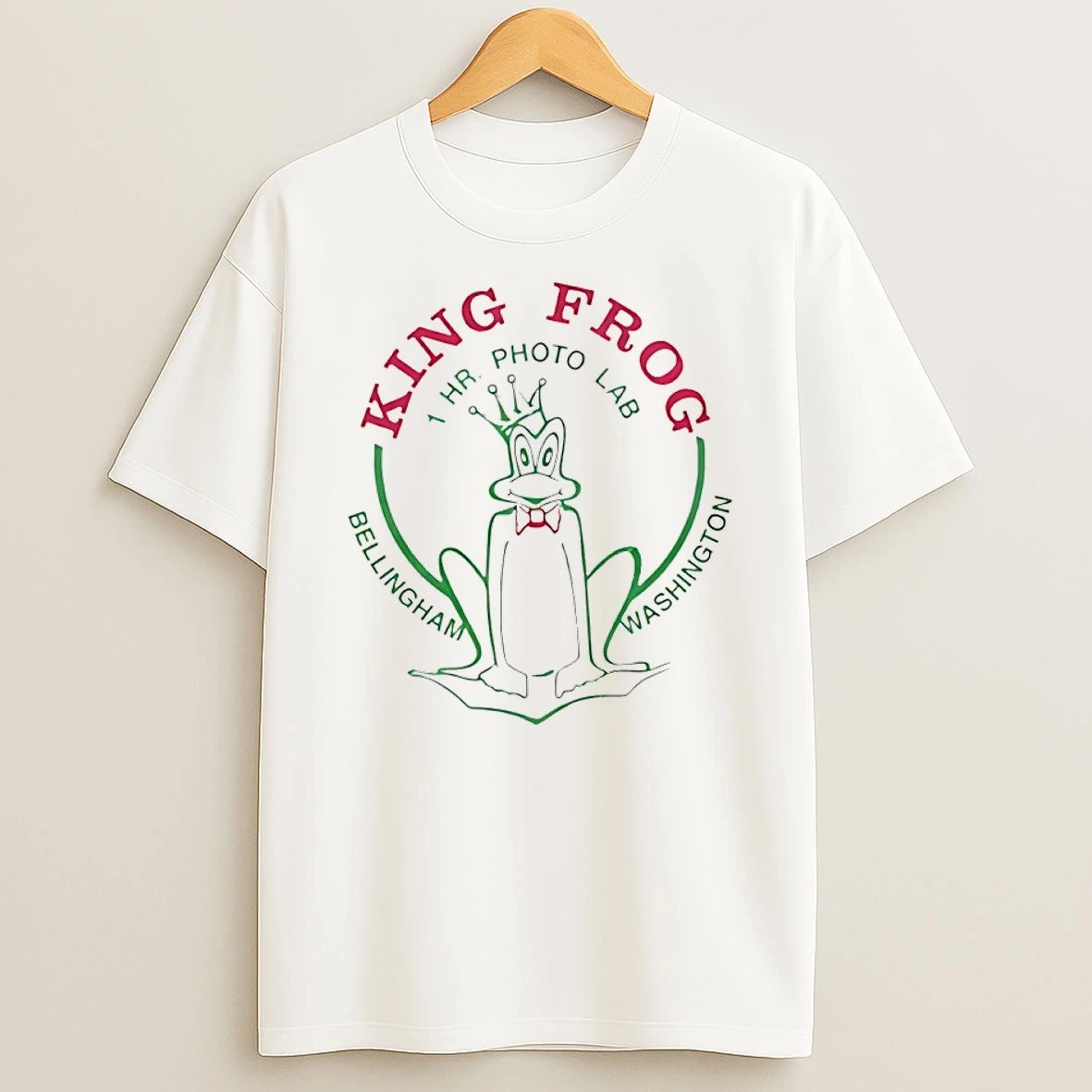 King Frog One Hour Photo Lab Bellingham T Shirt