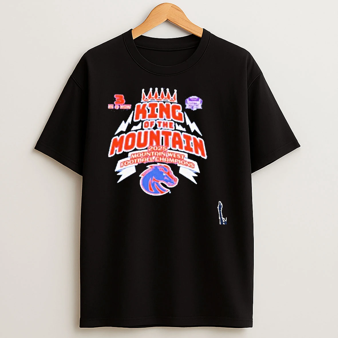 King Of The Mountain Boise State Broncos Mountain West Champions T Shirt