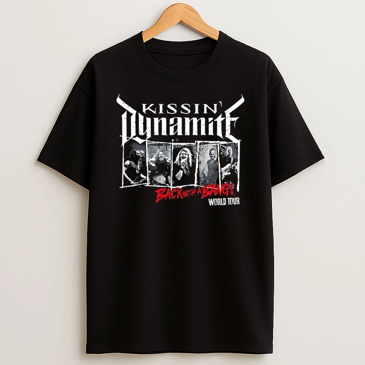 Kissin Dynamite Back With A Bang World Tour 2025 Bandpic T Shirt