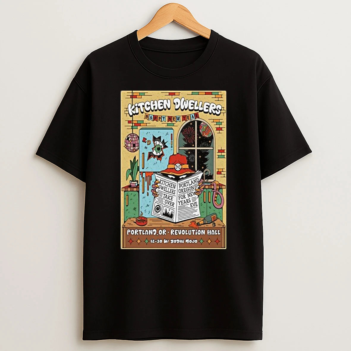 Kitchen Dwellers Revolution Hall In Portland Or Dec 30 31 2025 T Shirt