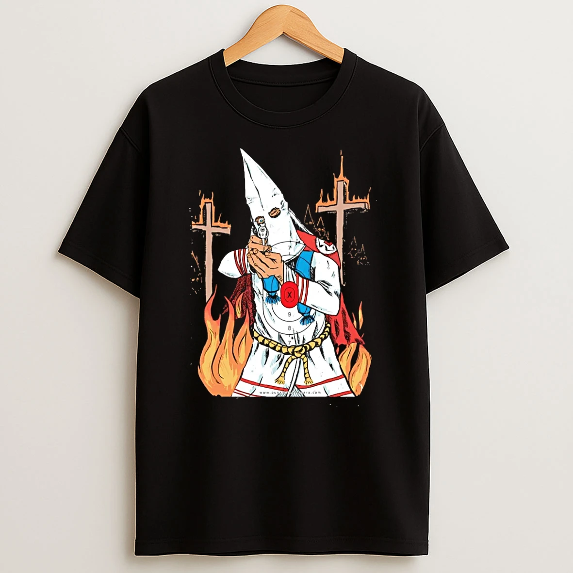 Klansman With A Pistol T Shirt