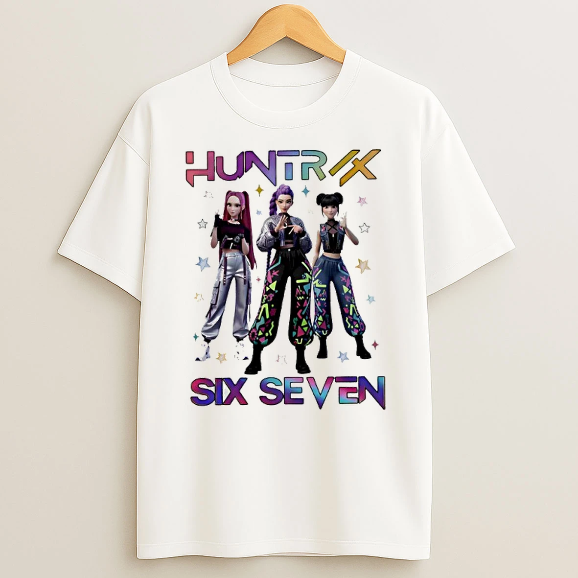 Kpop Demon Hunters Six Seven Huntrix 67 Meme T Shirt