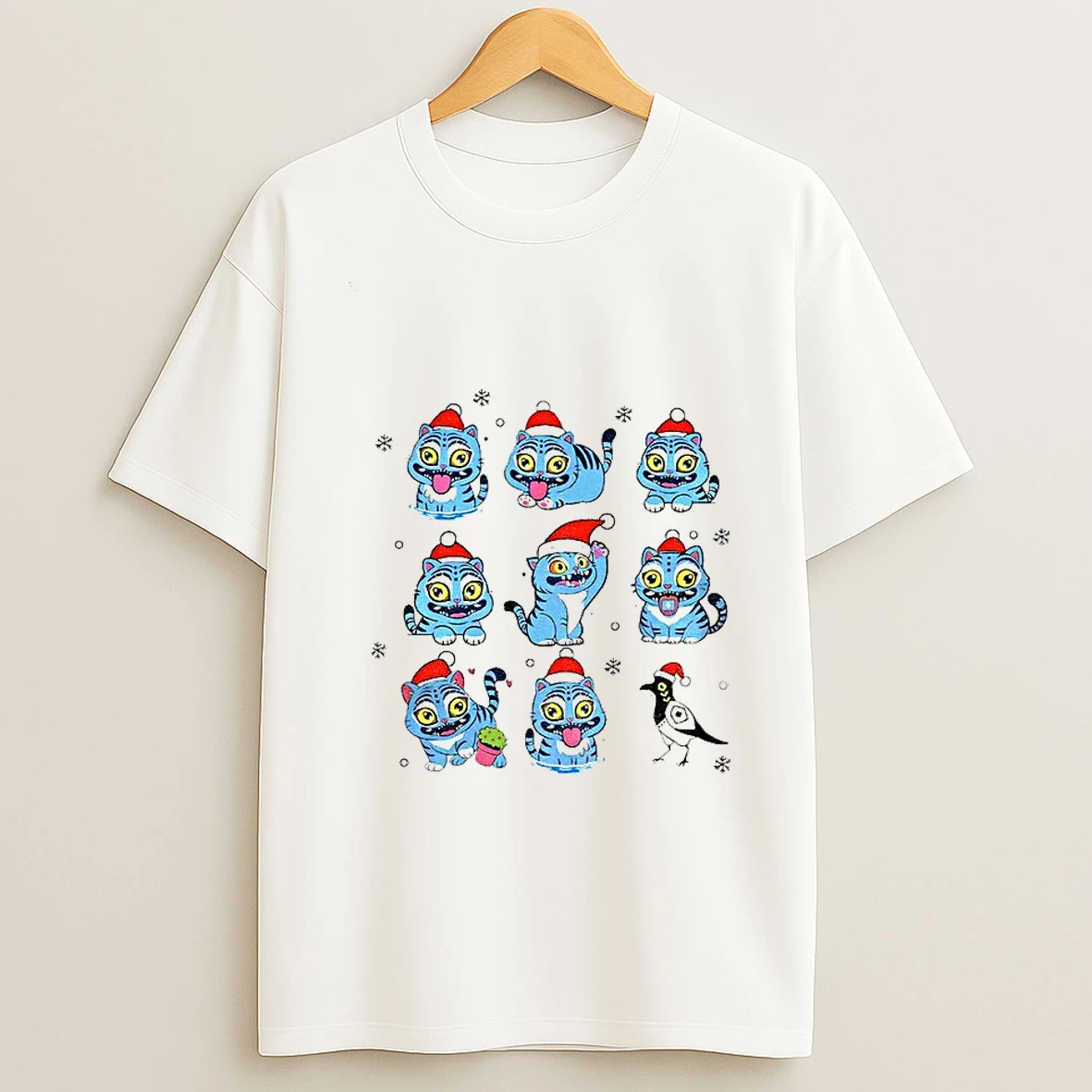 Kpop Demon Hunters Tiger Christmas T Shirt