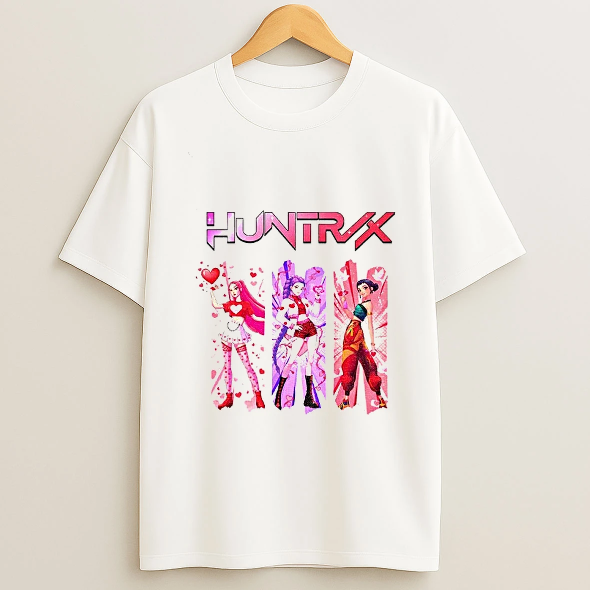 Kpop Huntrix Valentine K Pop Demon Hunters Happy Valentine T Shirt