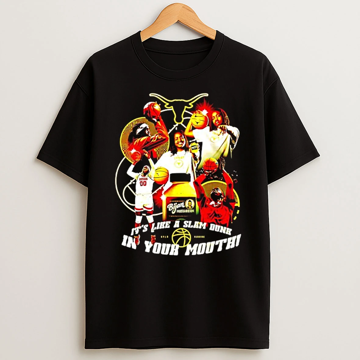 Kyla Oldacre Texas Womens Basketball Team Its Like A Slam Dunk In Your Mouth T Shirt