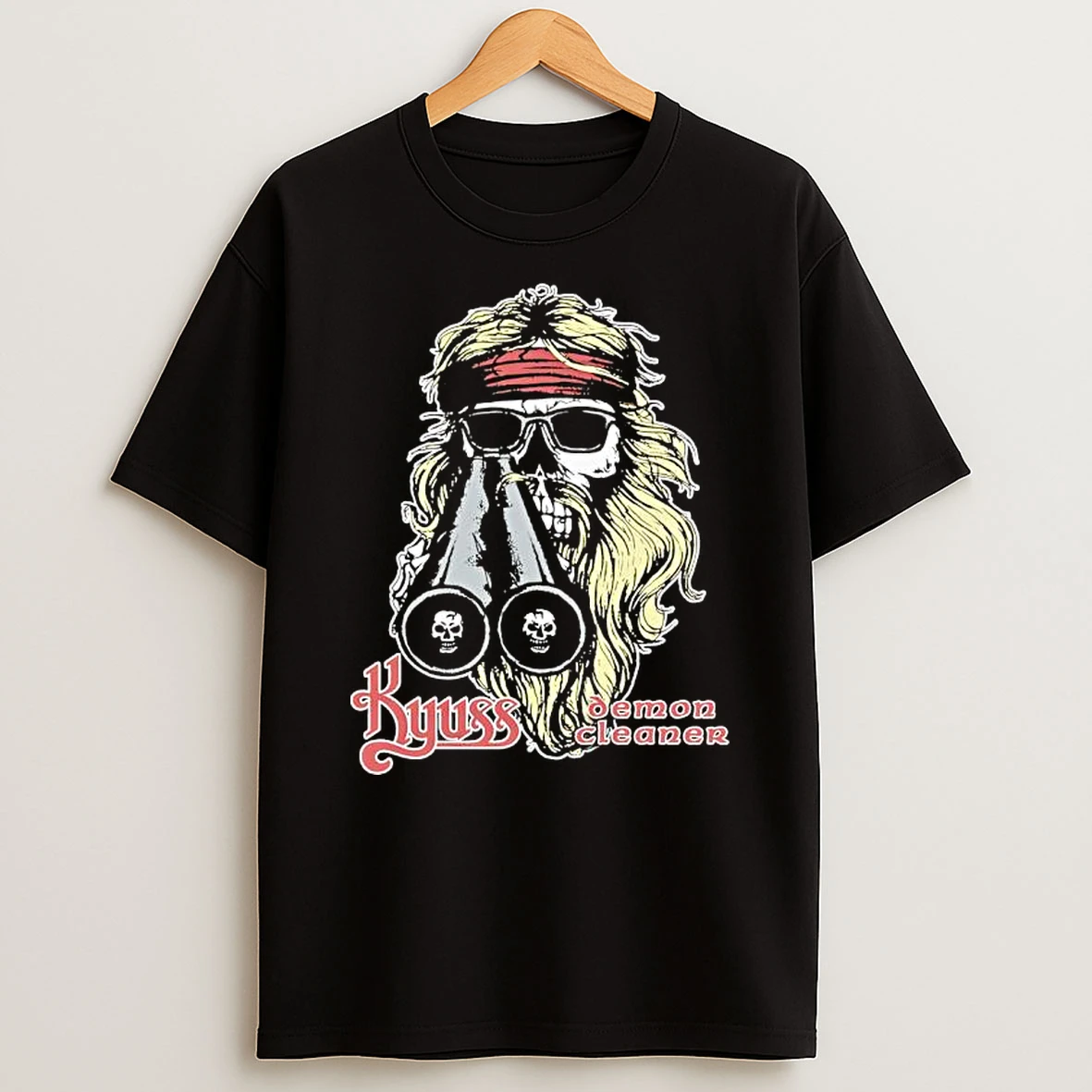 Kyuss Demon Cleaner Stoner Rock Skull T Shirt