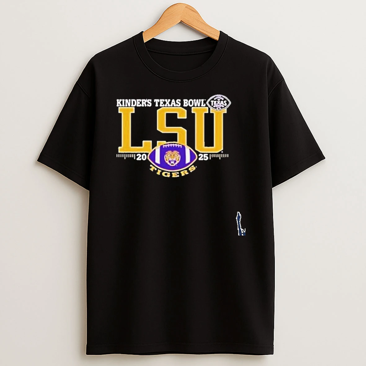 Lsu Tigers 2025 Kinders Texas Bowl Logo T Shirt