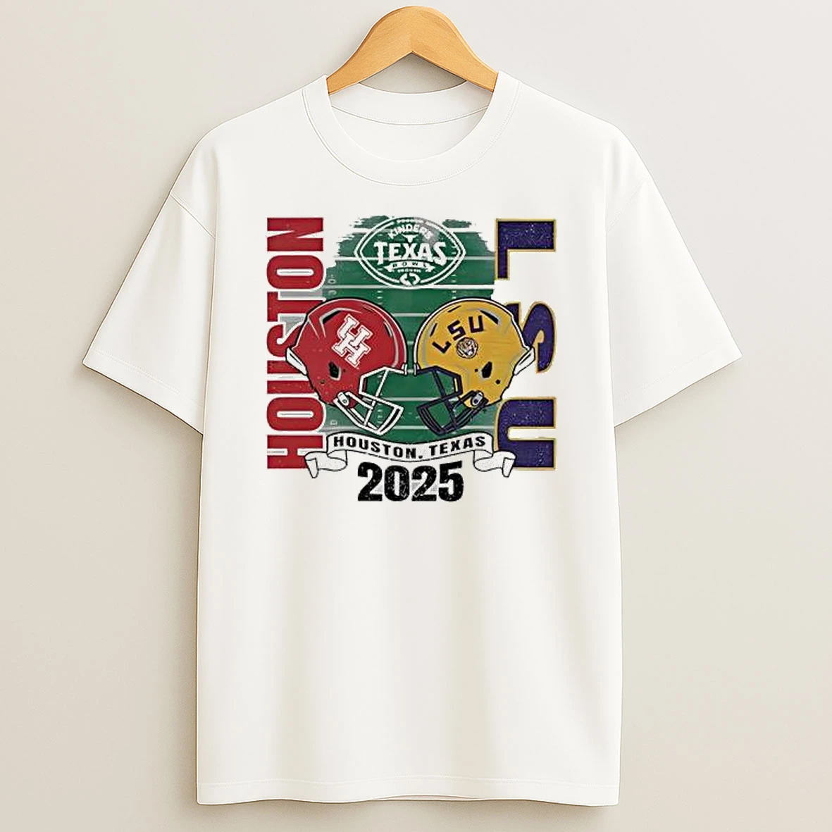 Lsu Tigers Vs Houston 2025 Texas Bow T Shirt