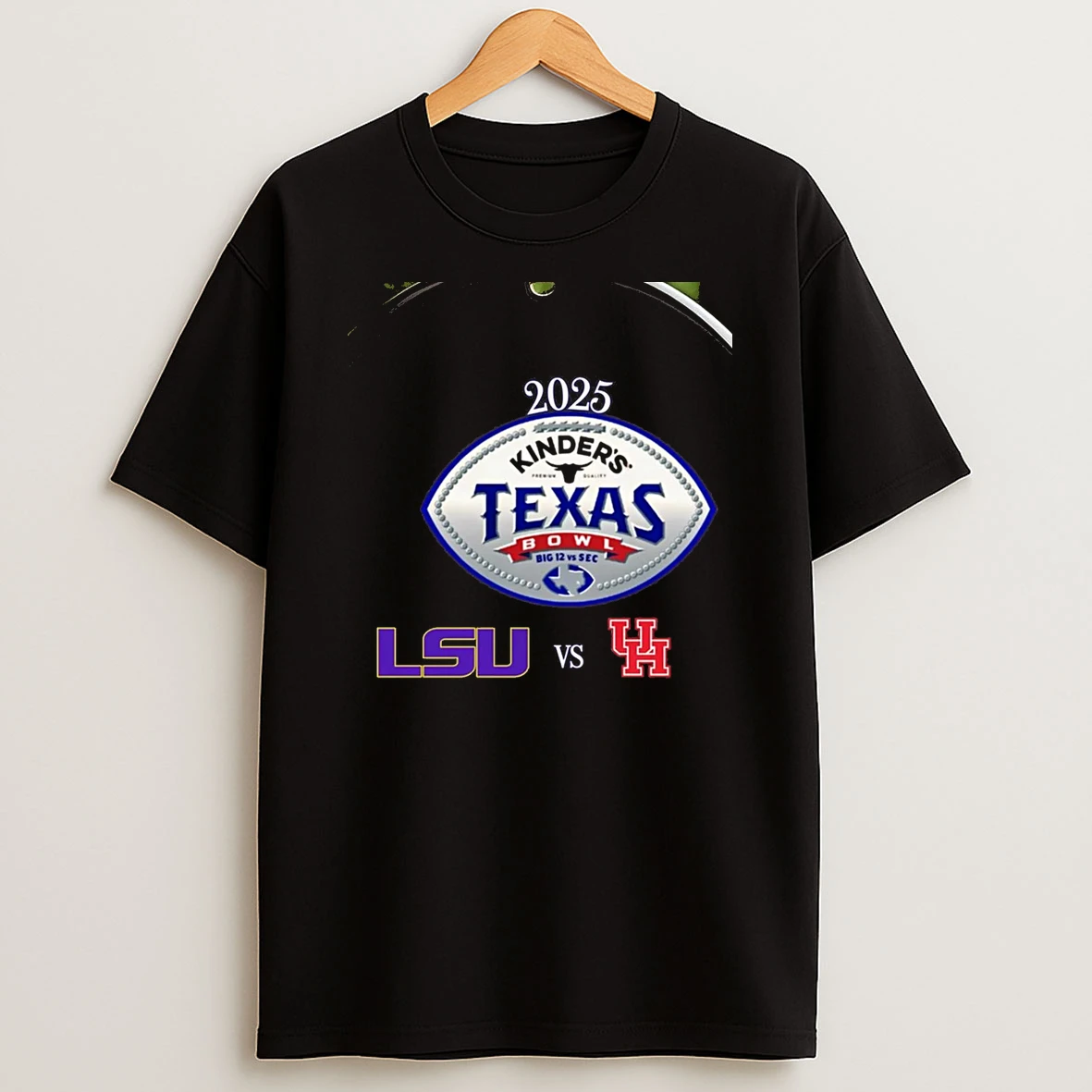 Lsu Tigers Vs Houston Cougars 2025 Texas Bowl Chriast T Shirt