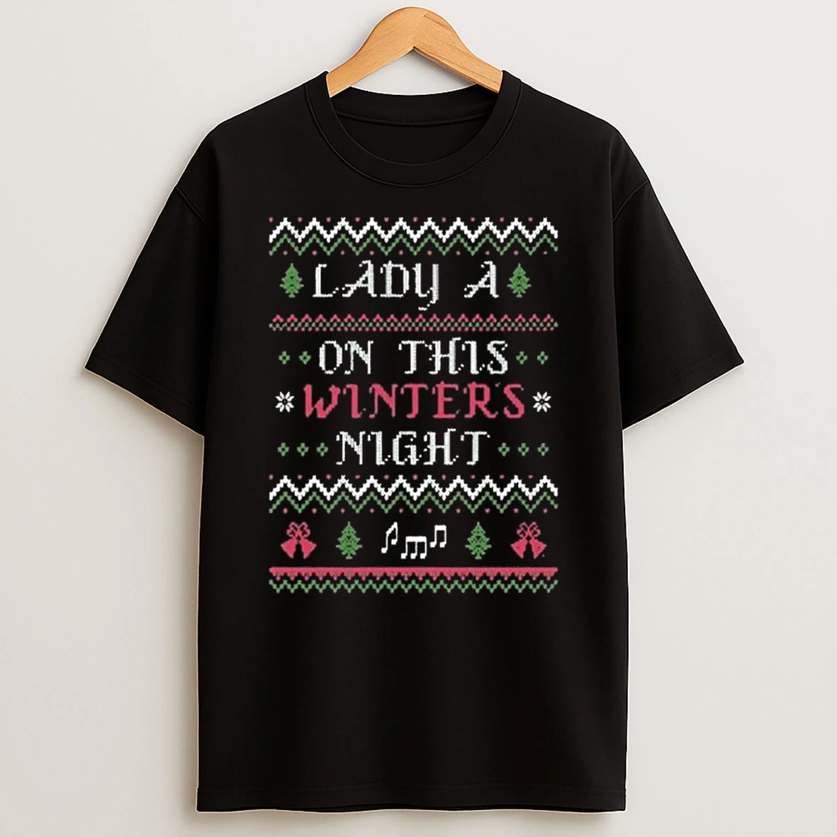 Lady A Navy On This Winters Night T Shirt