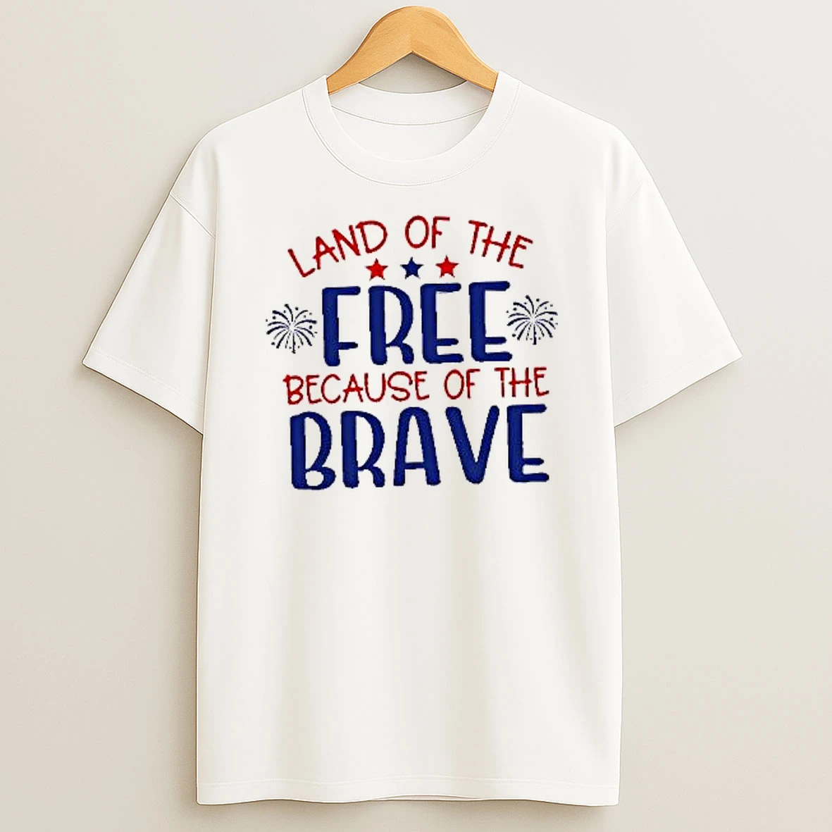 Land Of The Free Because Of The Brave T Shirt