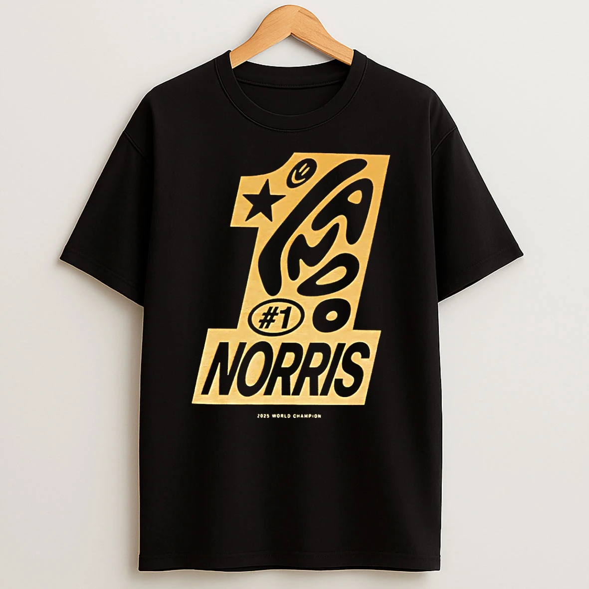 Lando Norris 2025 World Drivers Champions No One T Shirt