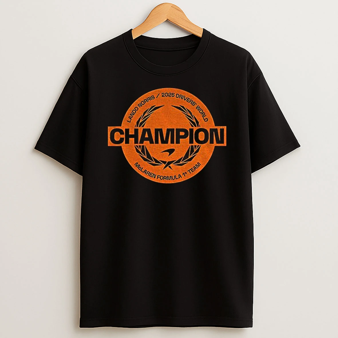 Lando Norris World Champion 2025 Danvers World Mclaren Formula 1st Team Logo T Shirt