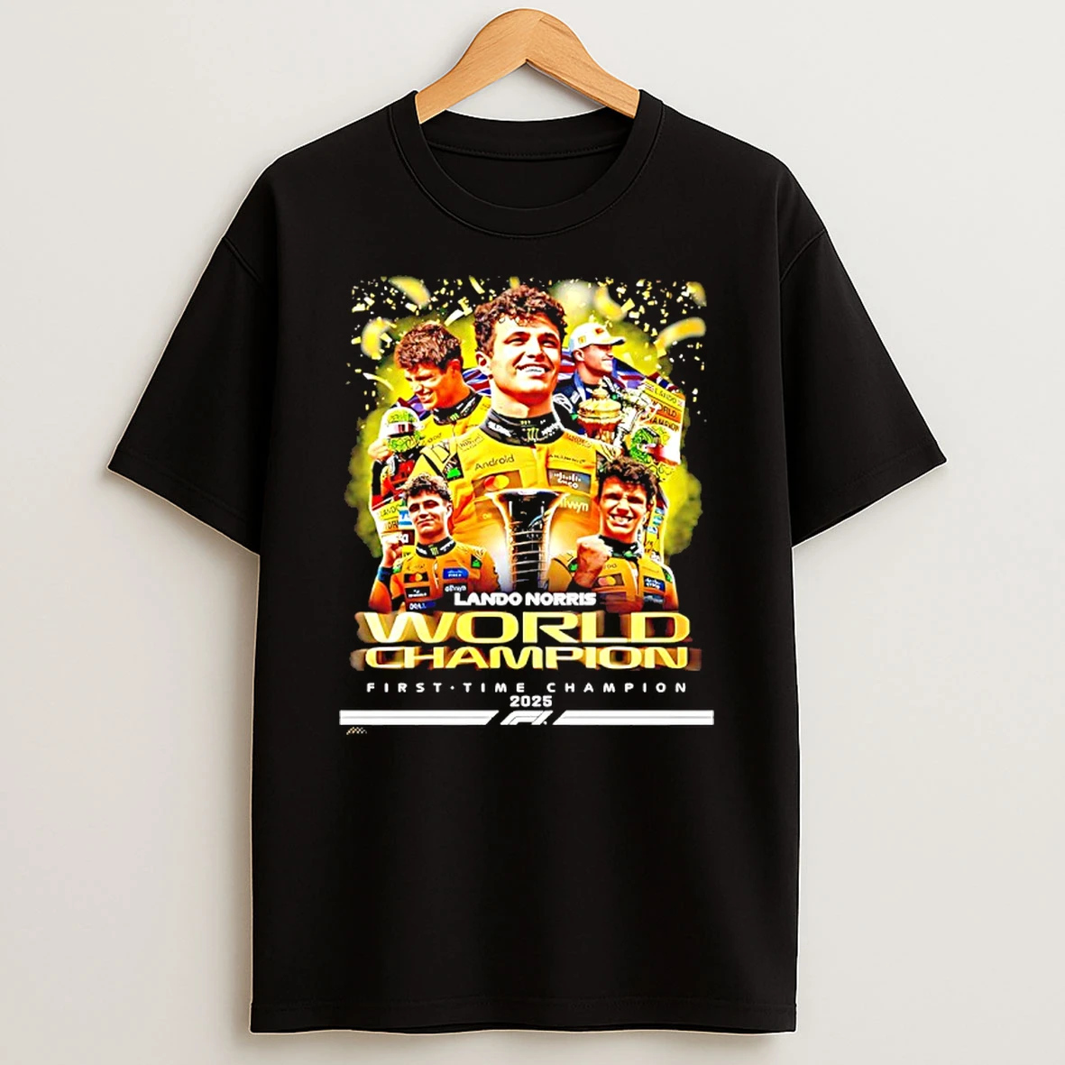 Lando World Champion 2025 First Time T Shirt