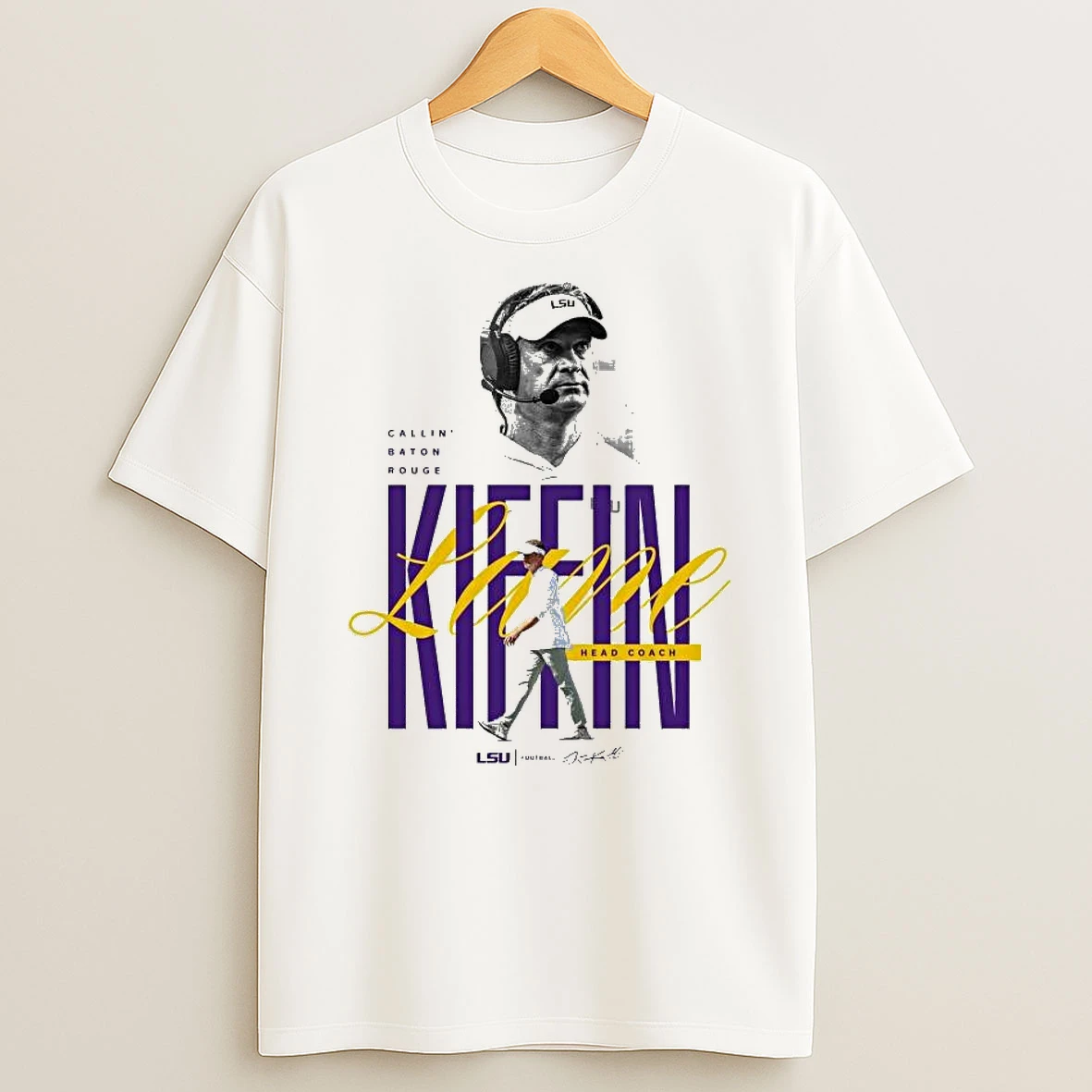 Lane Kiffin Head Coach Lsu Tigers Callin Baton Rouge 2025 T Shirt