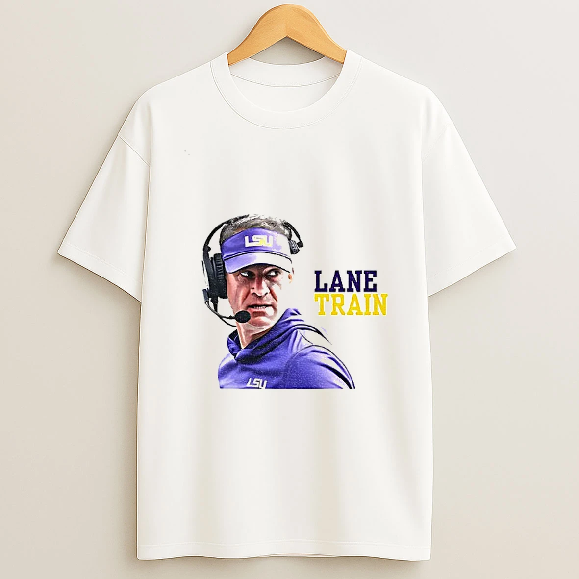 Lane Kiffin Lane Train Funny Coach Lsu Tigers T Shirt