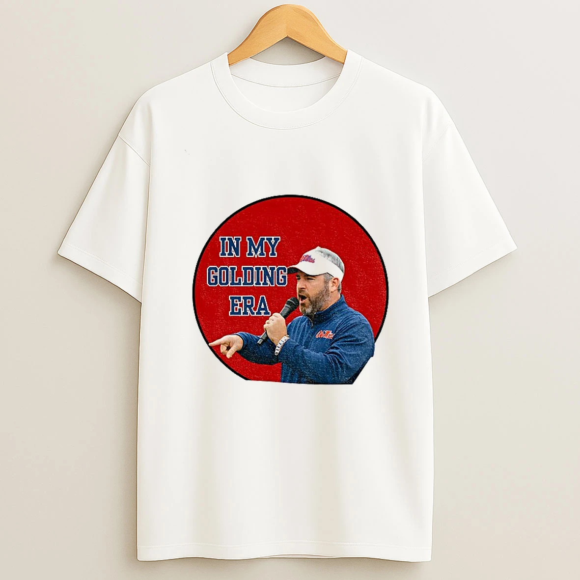 Lane Kiffin Ole Miss Football Playoff Gameday Buttons In My Golding Era T Shirt