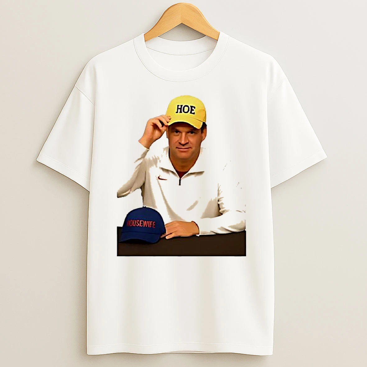 Lane Kiffin Hat Yellow Hoe T Shirt