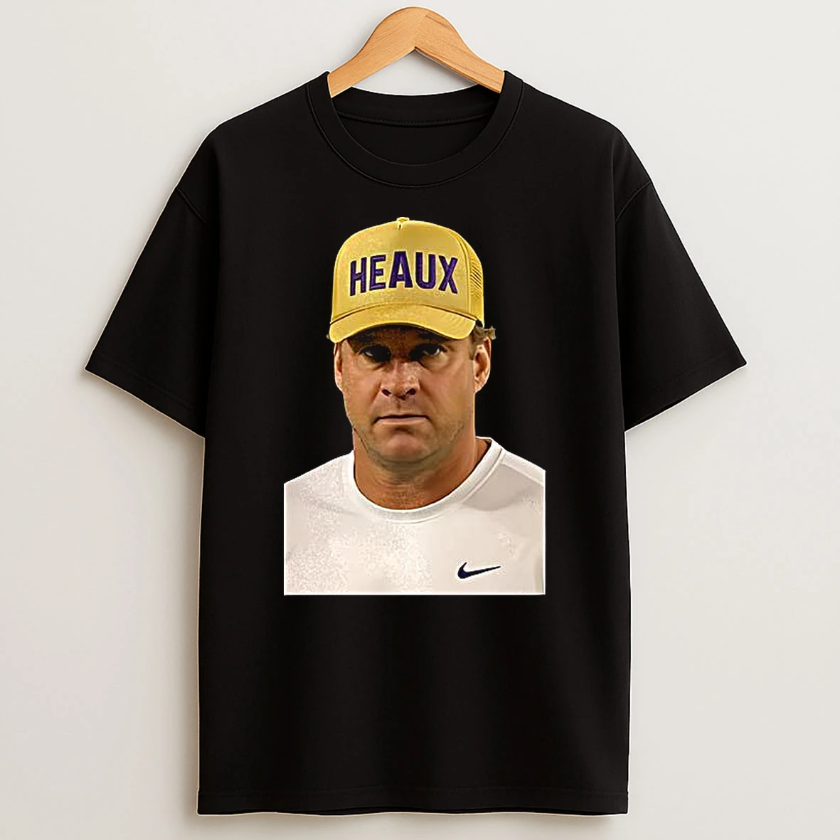 Lane Kiffin Yellow Hat Heaux T Shirt