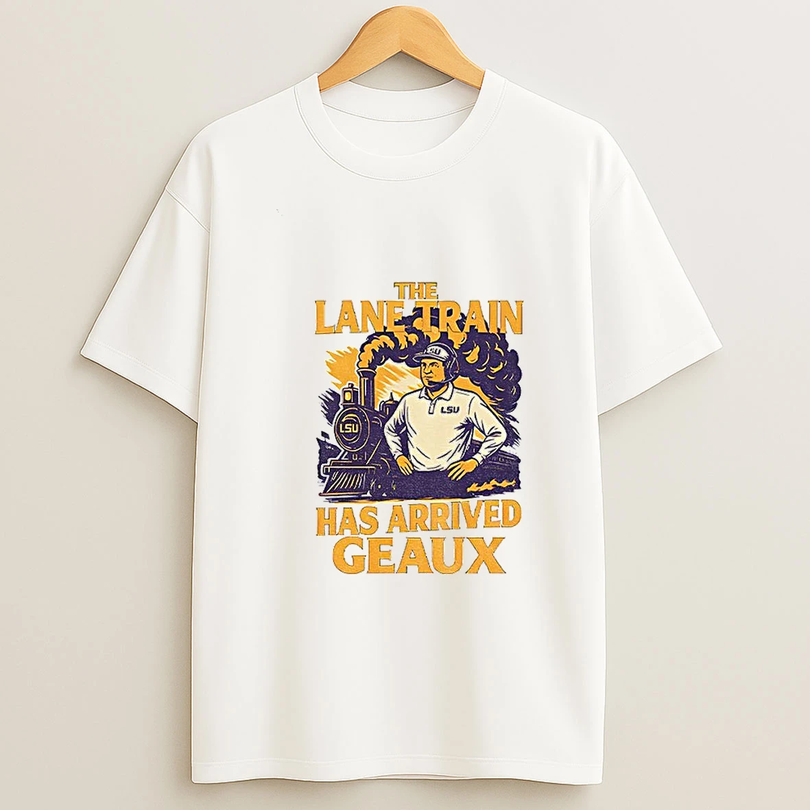 Lane Kiffinn Lsu Tigers Louisiana Tigers Train Has Arrived Geaux T Shirt