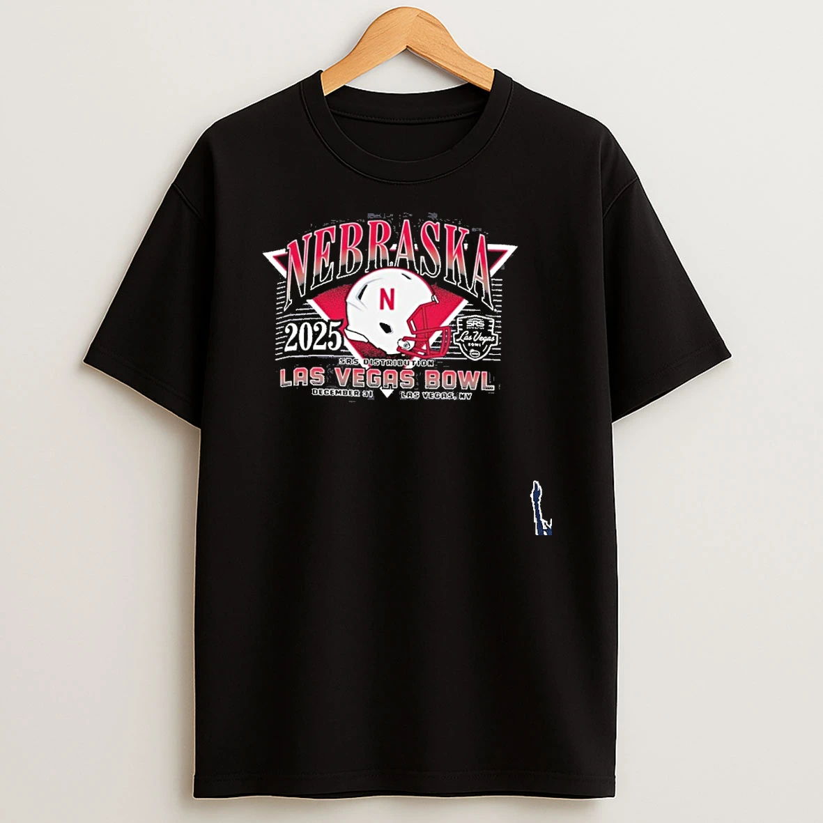 Las Vegas Bowl 2025 Nebraska Cornhuskers Helmet T Shirt