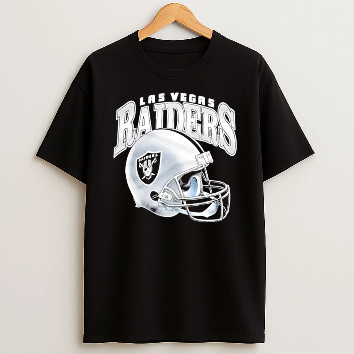 Las Vegas Raiders Gradient Football Helmet T Shirt