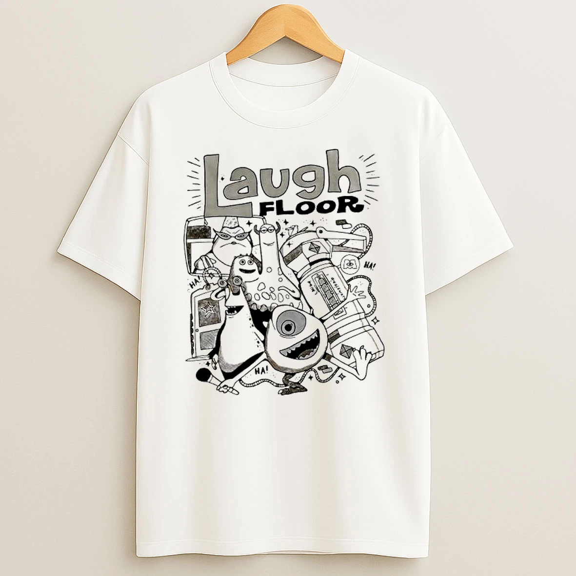 Laugh Floor Disney And Pixars Monsters Inc T Shirt