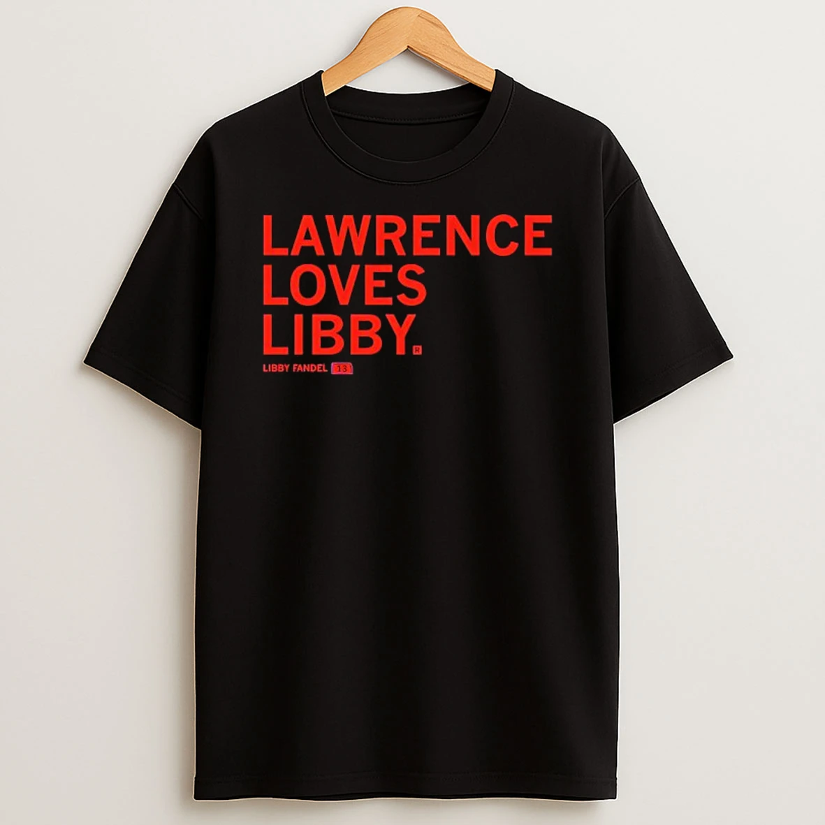 Lawrence Loves Libby Fandel Kansas Jayhawks T Shirt