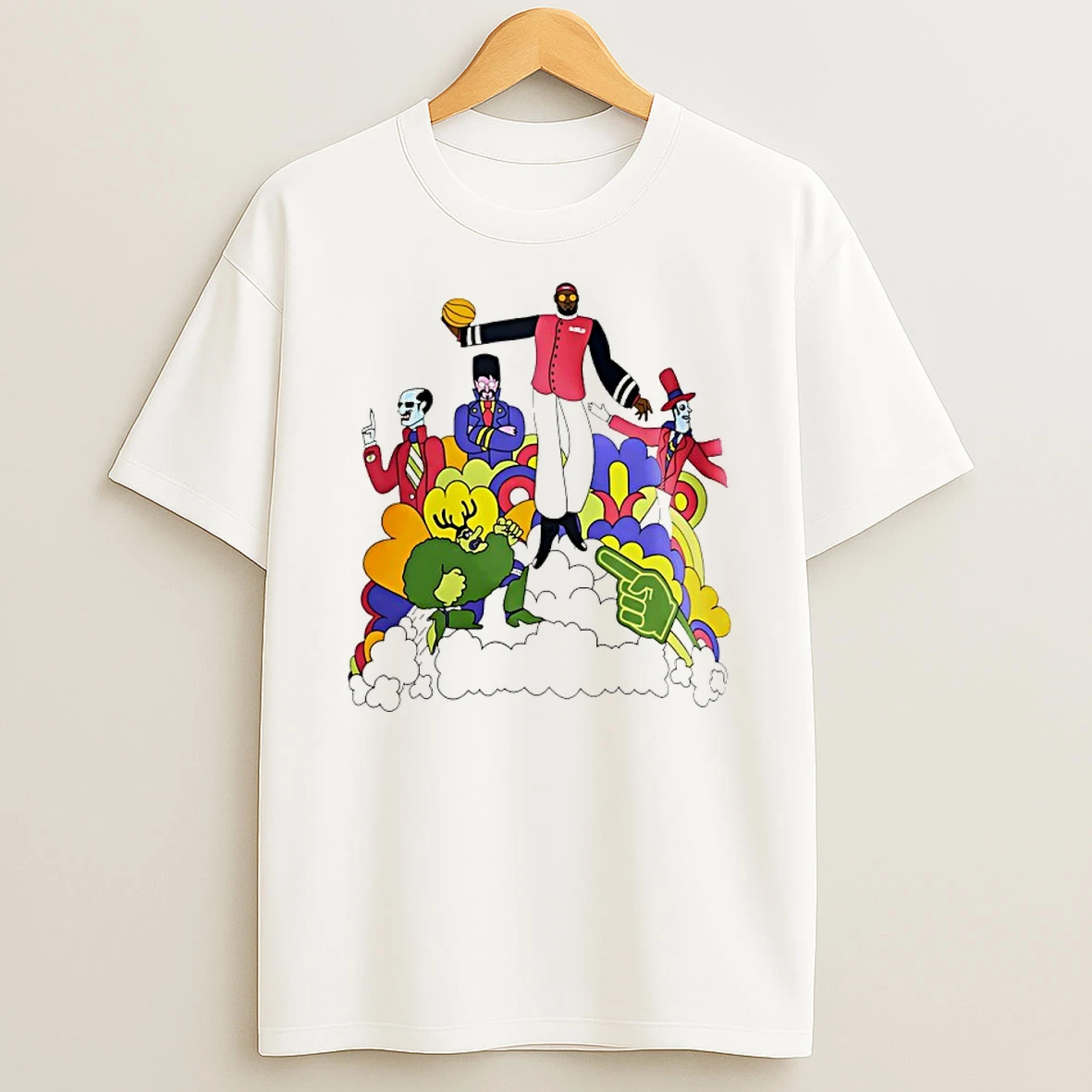 Lebron James Heat Wave Nba Cartoon T Shirt