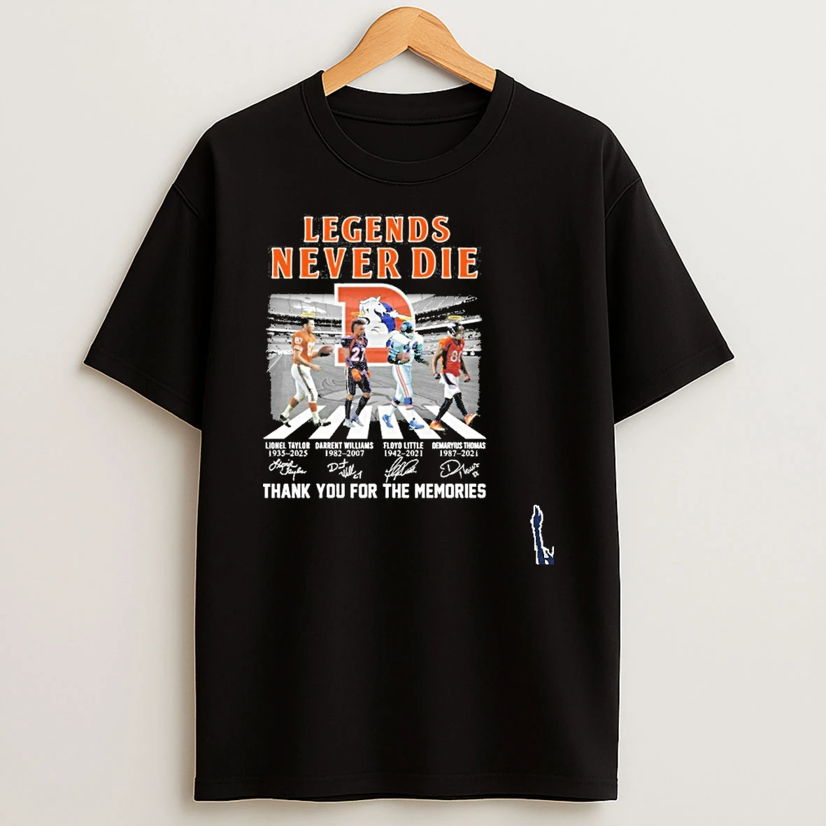 Legends Never Dia Player Abbey Road Signature Thank You For The Memories T Shirt