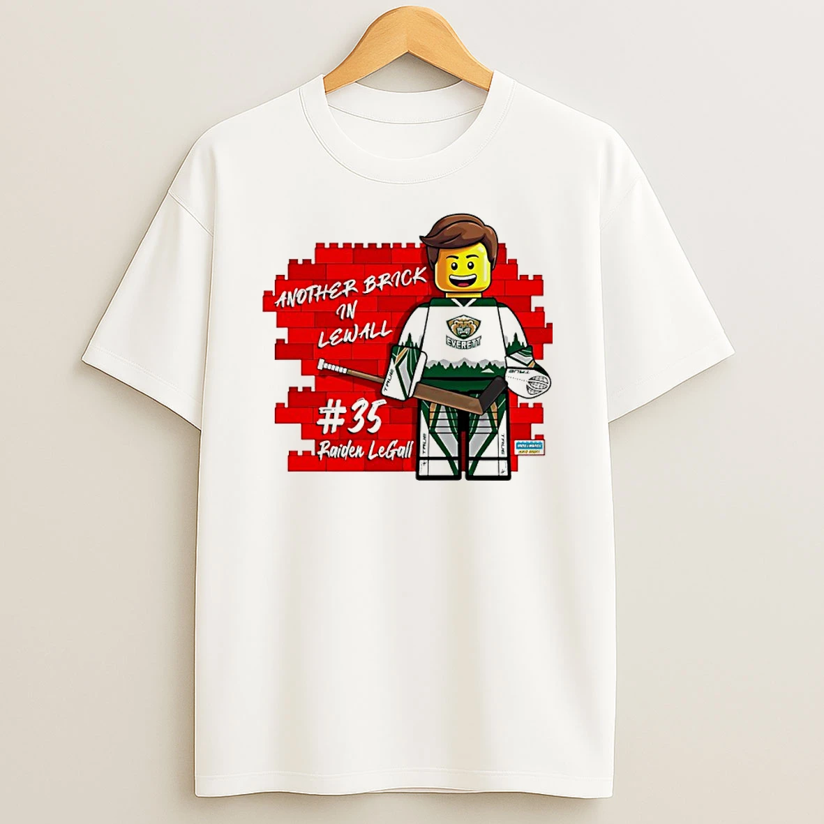 Lego Raiden Legall Everett Silvertips Hockey Another Brick In Lewall Nfl 2025 T Shirt