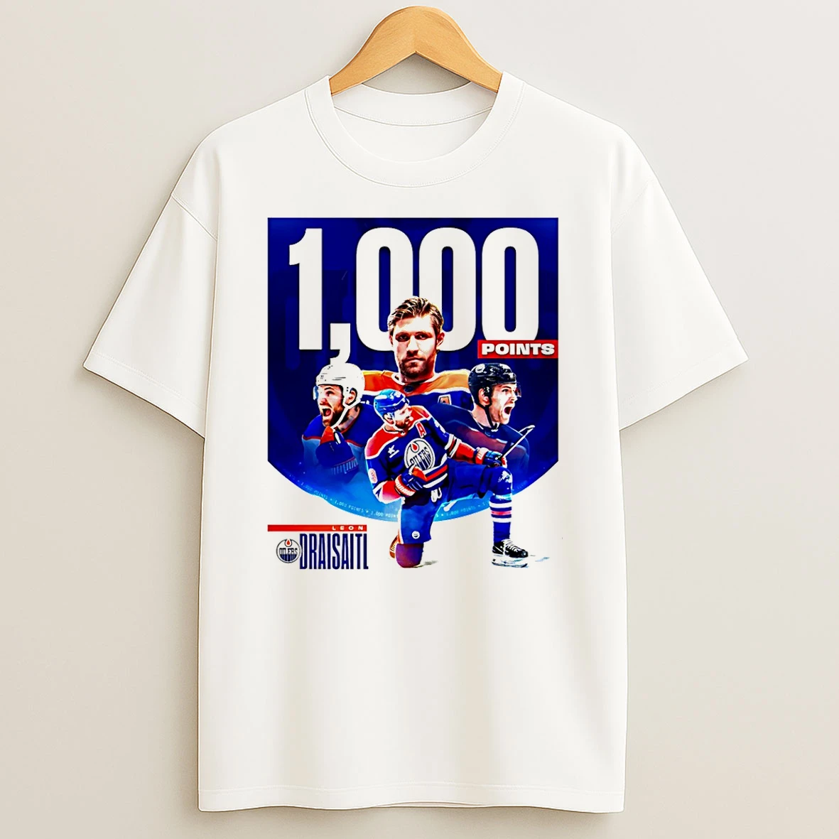 Leon Draisaitl The Legend Of Drai 1000 Points T Shirt