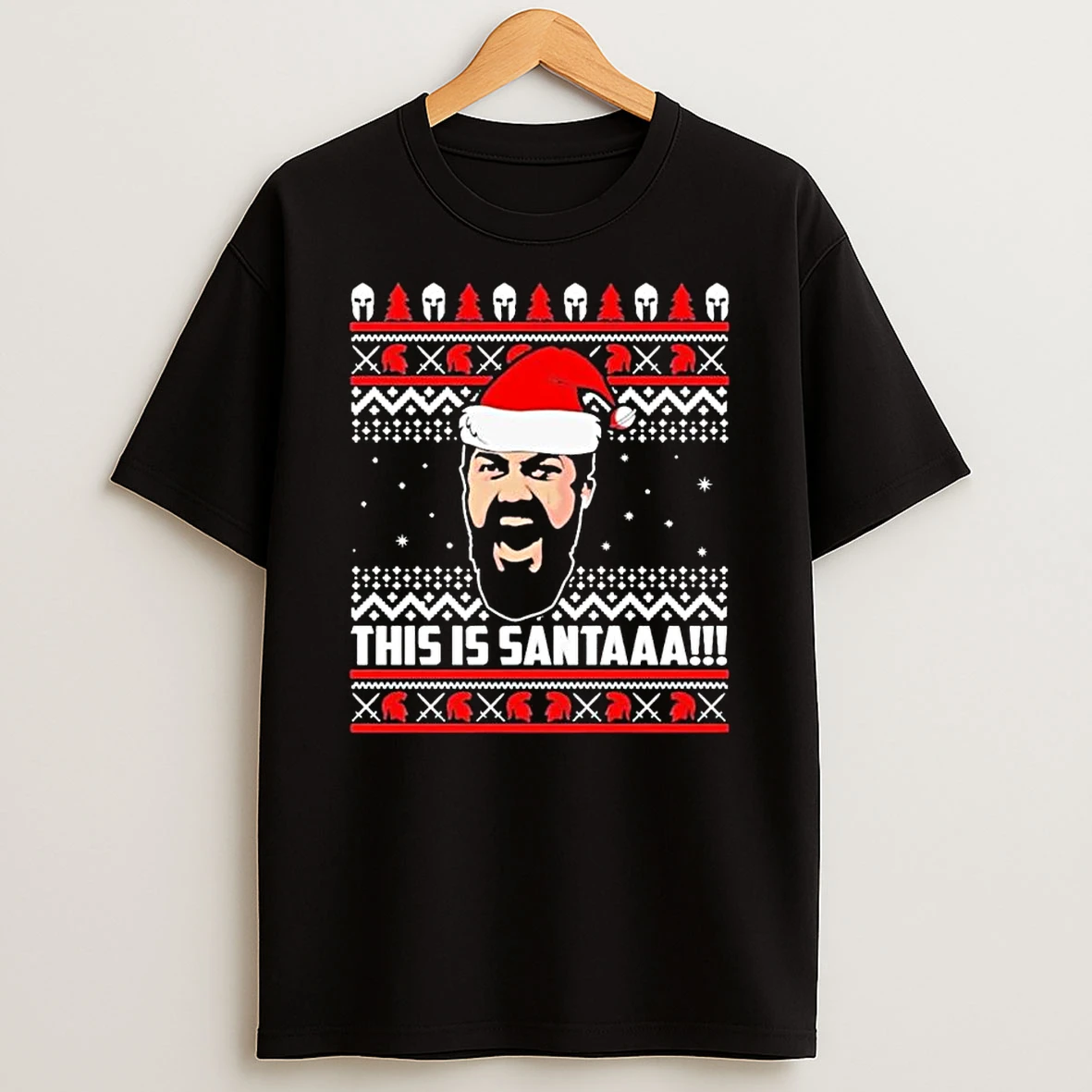 Leonidas This Is Santa Christmas Ugly T Shirt