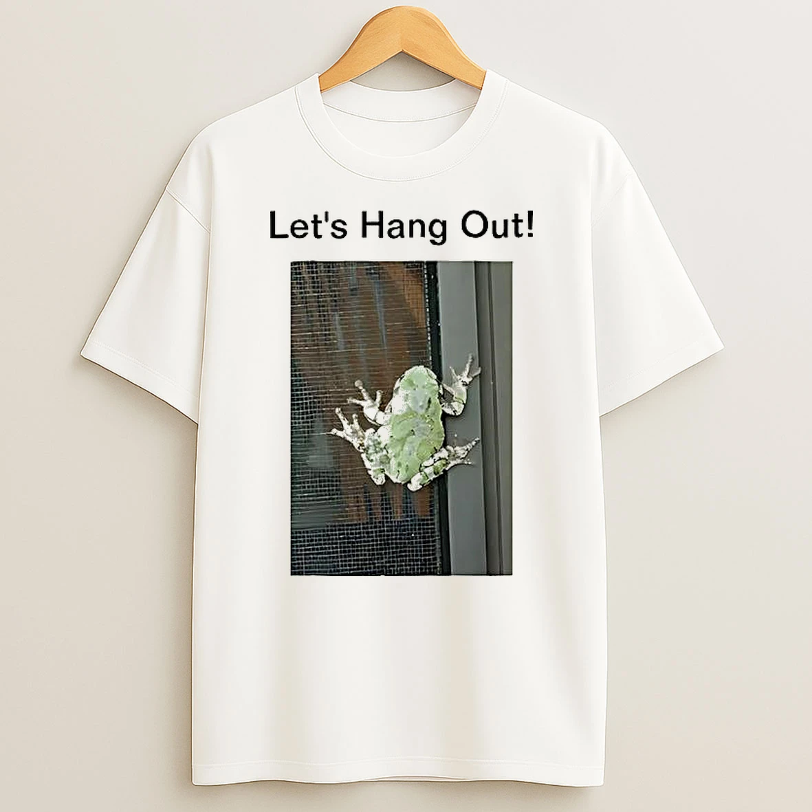 Lets Hang Out Frog T Shirt