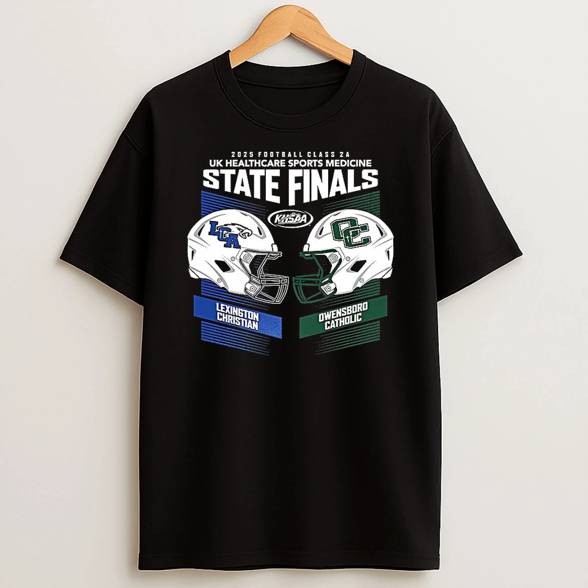 Lexington Christian Vs Owensboro Catholic 2025 Khsaa Football State Championships T Shirt