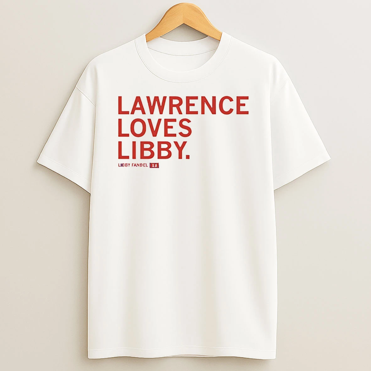 Libby Fandel Kansas Jayhawks Lawrence Loves Libby T Shirt