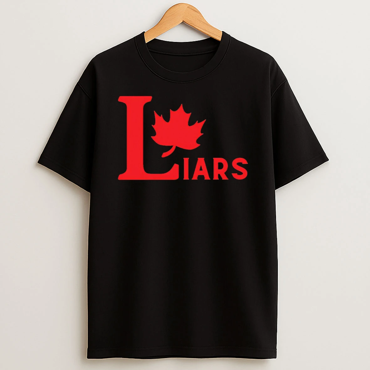 Liberal Liars Canadian Flag T Shirt
