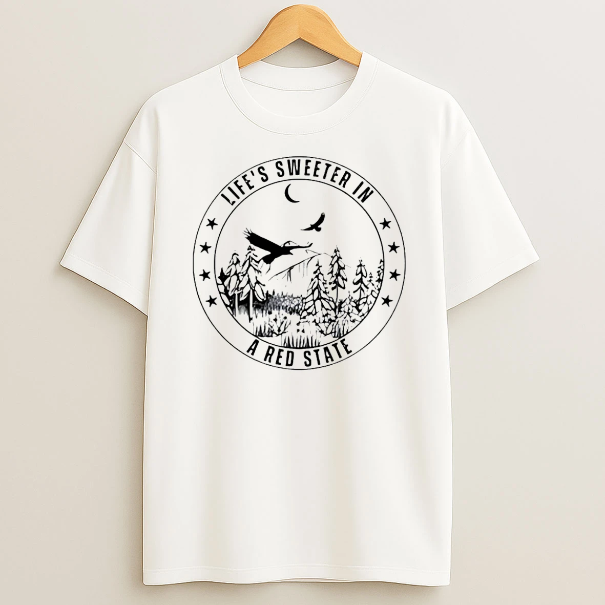 Lifes Sweeter In A Red State T Shirt