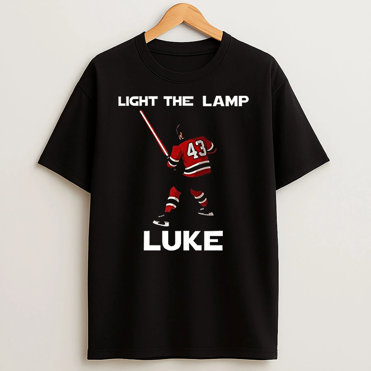 Light The Lamp Luke New Jersey Devils T Shirt